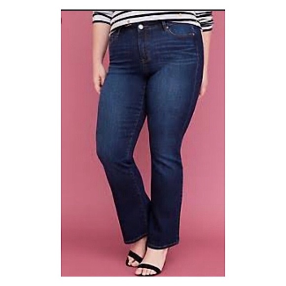 NWT Lane Bryant Low Rise Straight Size Jeans - Picture 1 of 6